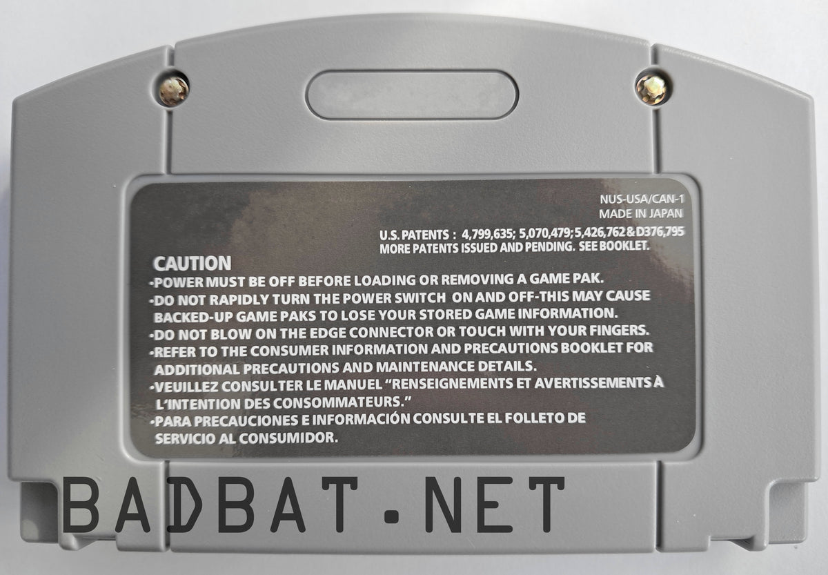 B3313 Unabandoned – Super Mario 64 N64 Parody Physical Cartridge
