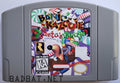 A Nintendo 64 physical game cartridge for the ROM Hack Banjo-Kazooie: Santa's Village, featuring the standard gray plastic cartridge.