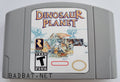 A Nintendo 64 physical game cartridge for the ROM Hack Dinosaur Planet 64, featuring the standard gray plastic cartridge.