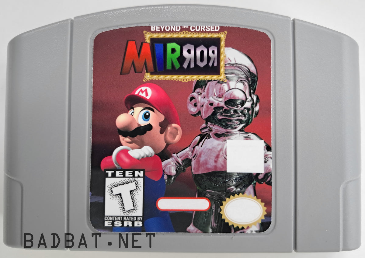 A Nintendo 64 physical game cartridge for the ROM Hack WWF Wrestlemania X, featuring the standard gray plastic cartridge.